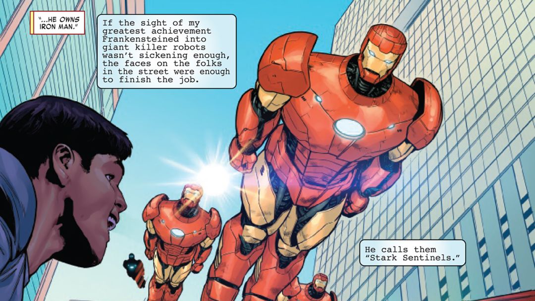 Les choses se présentent très mal pour Tony Stark et les X-Men dans Iron Man #8. - img