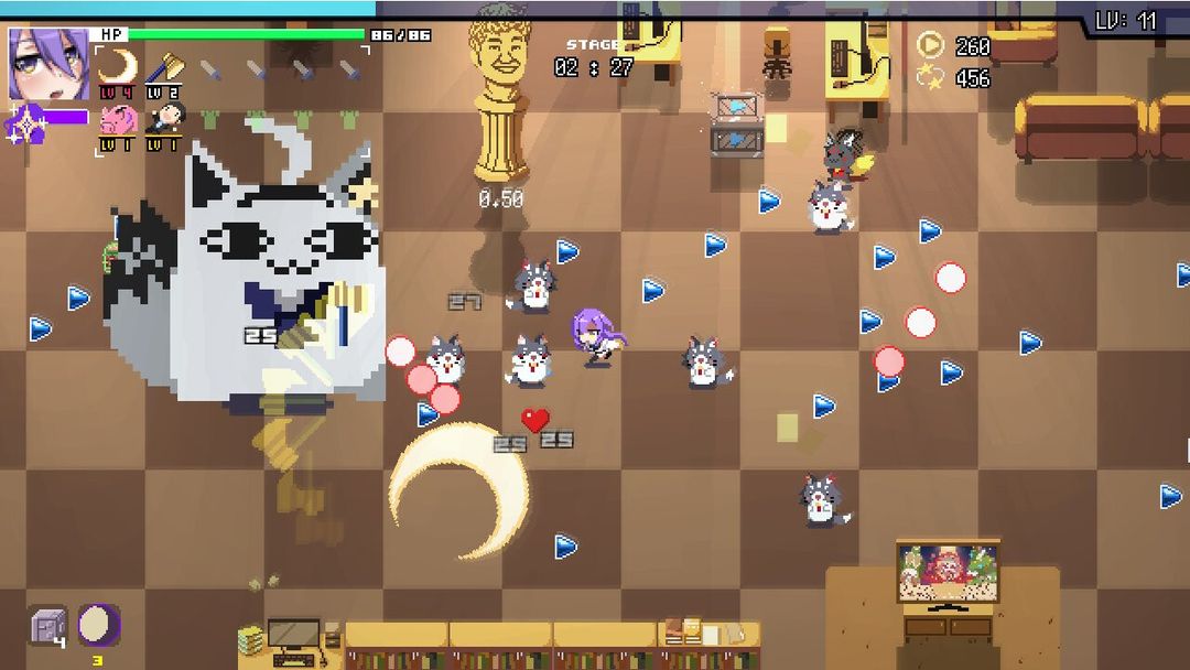 Le roguelike le plus en vogue sur Steam est un anime gratuit, Vampire Survivors, qui a reçu 2400 commentaires élogieux après seulement 10 heures de jeu. - img