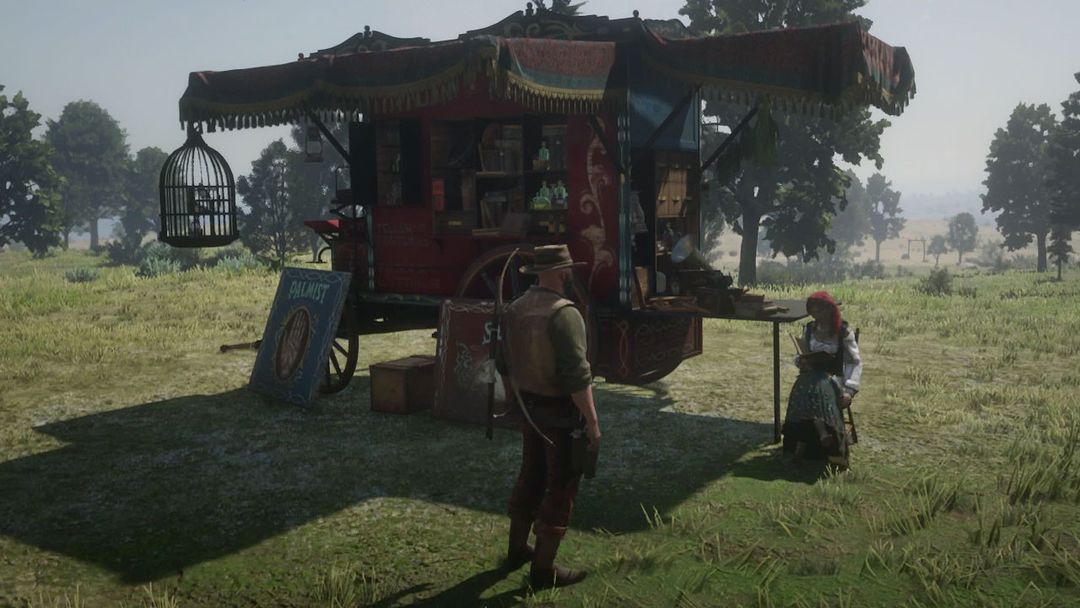 Red Dead Online Madame Nazar pour trouver la vendeuse ambulante pour le rôle de Collectionneur- img