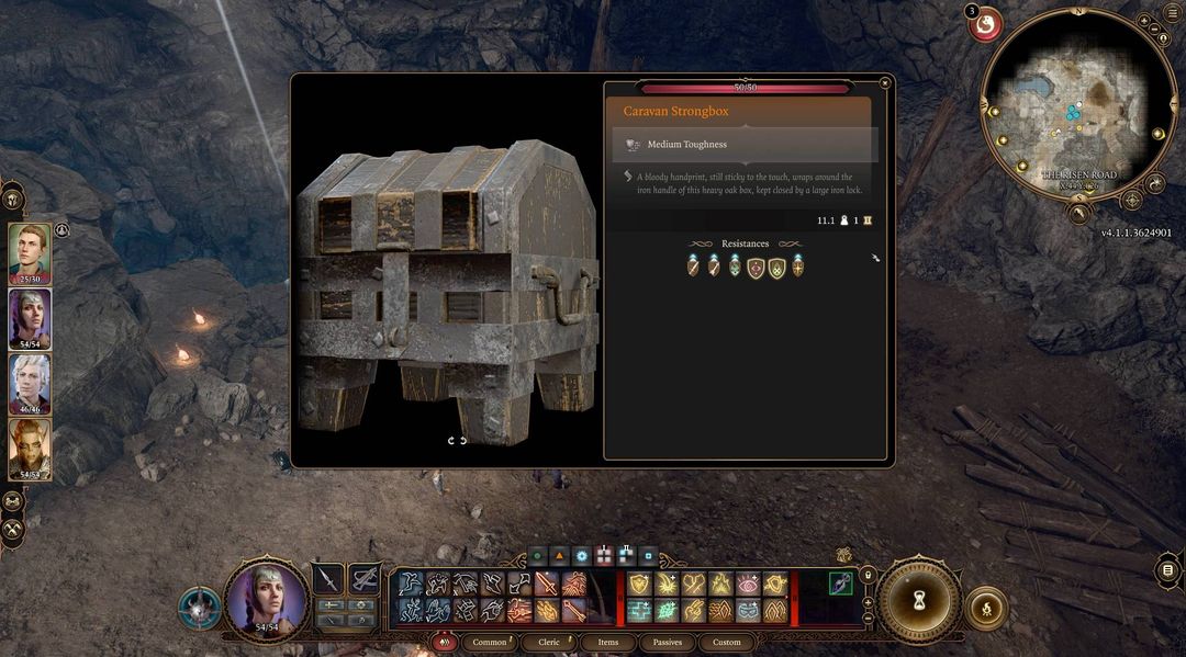 Voici le contenu du coffre-fort de la caravane de Baldur's Gate 3- img