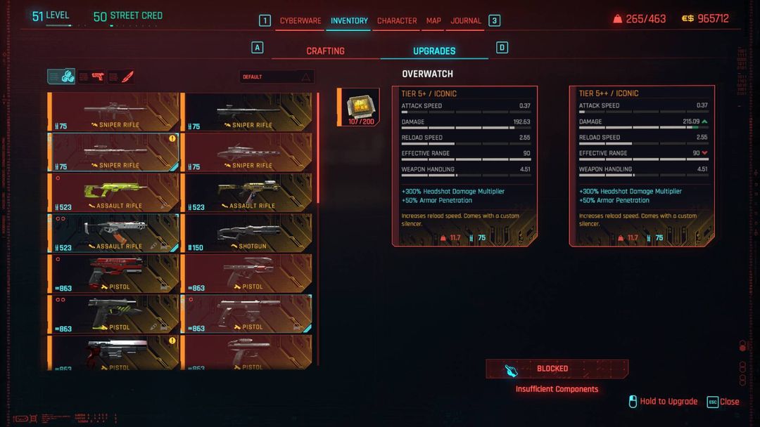 Comment améliorer les armes dans Cyberpunk 2077- img