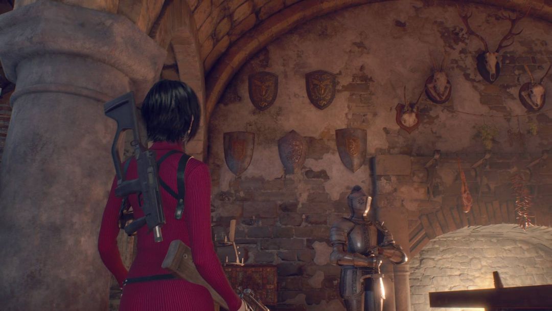 Comment résoudre l'énigme du bouclier de Resident Evil 4 Separate Ways ?- img