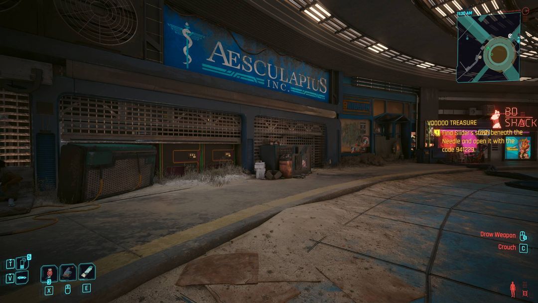Emplacement de la cachette de Cyberpunk 2077 Phantom Liberty Slider- img