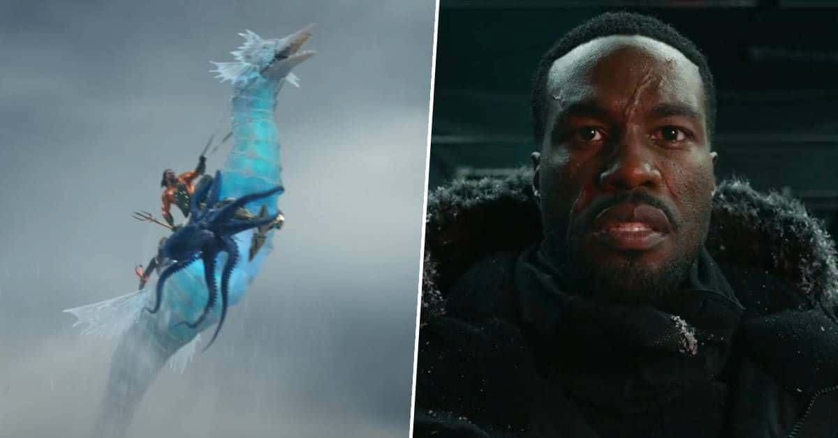 Les premières images d'Aquaman 2 montrent des monstres, Black Manta et Jason Momoa chevauchant un hippocampe géant. - img