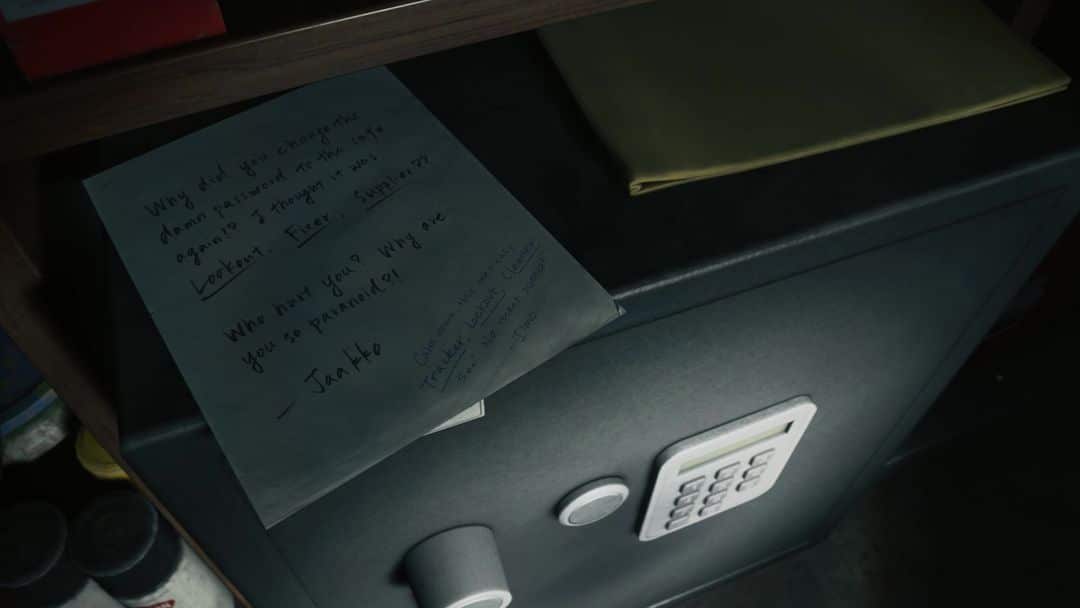 Alan Wake 2 Coffee World Safe code puzzle solution- img