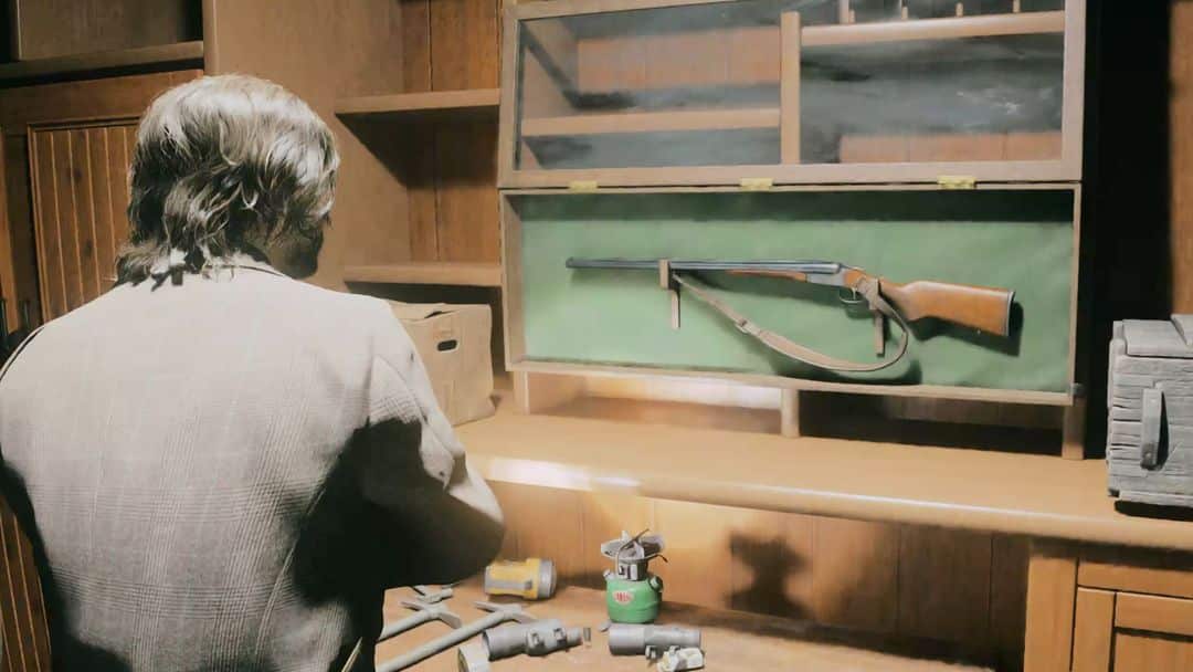Comment trouver le fusil de chasse dans le lieu sombre pour Alan dans Alan Wake 2- img