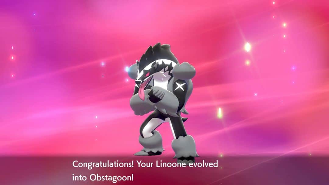 Comment faire évoluer Galarian Linoone en Obstagoon dans Pokemon Epée et Bouclier ?- img