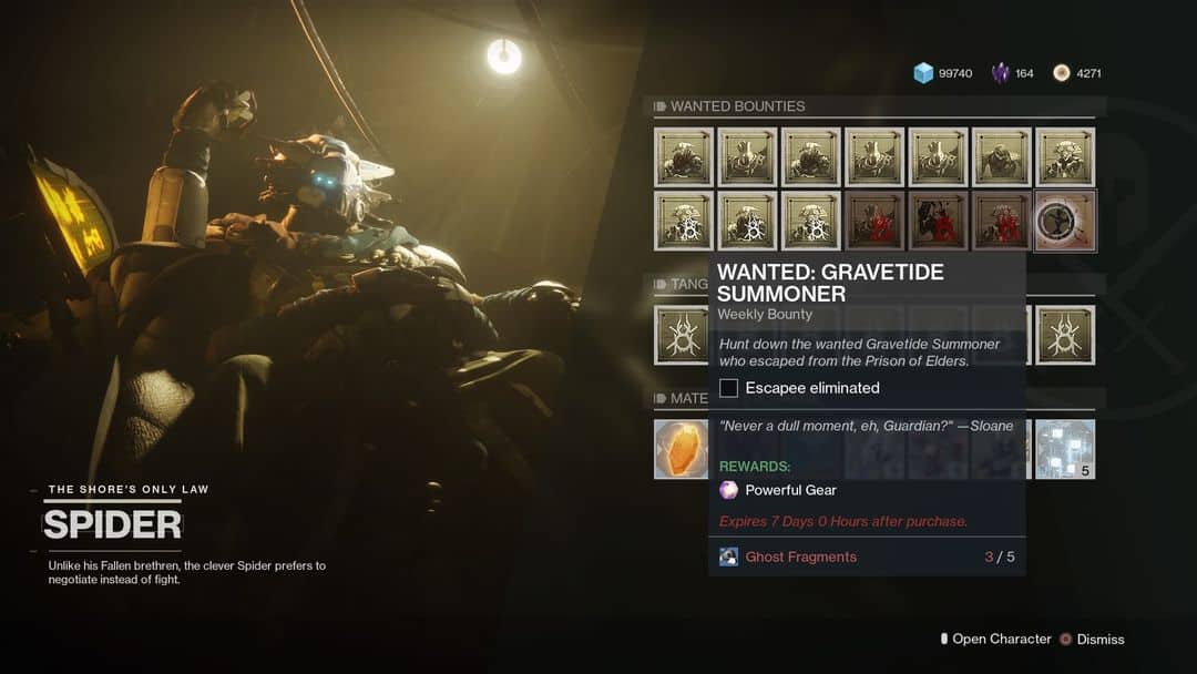 Destiny 2 : Forsaken - Emplacement et guide des primes recherchées (Semaine 4 : 25 septembre - 2 octobre)- img