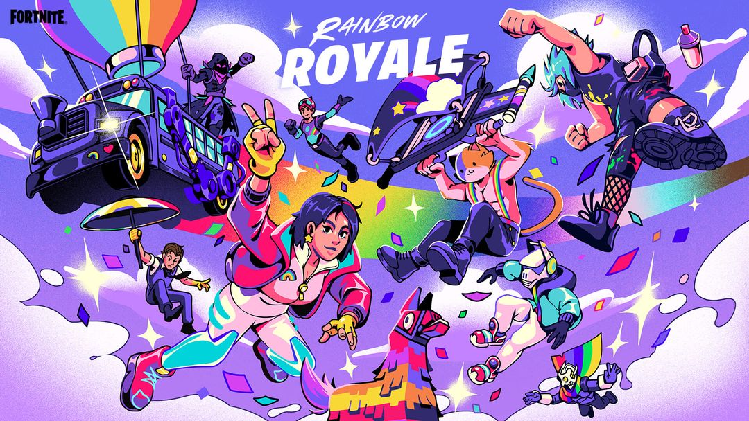 Fortnite Rainbow Royale : comment réclamer vos objets gratuits colorés ?- img