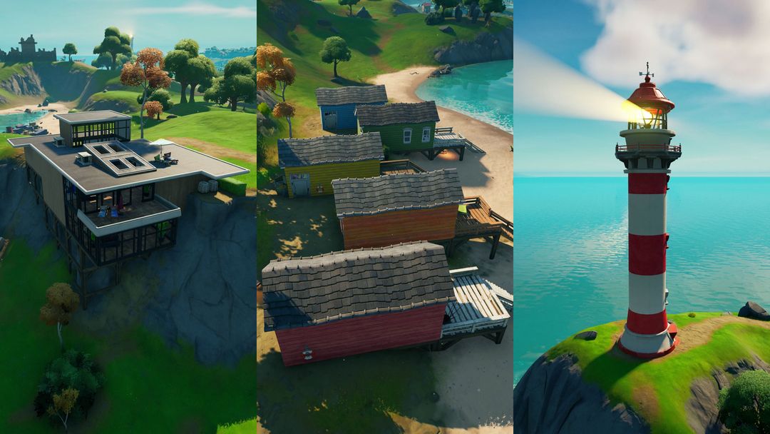 Les lieux de Fortnite Fancy View, Rainbow Rentals et Lockie's Lighthouse - où les visiter ?- img