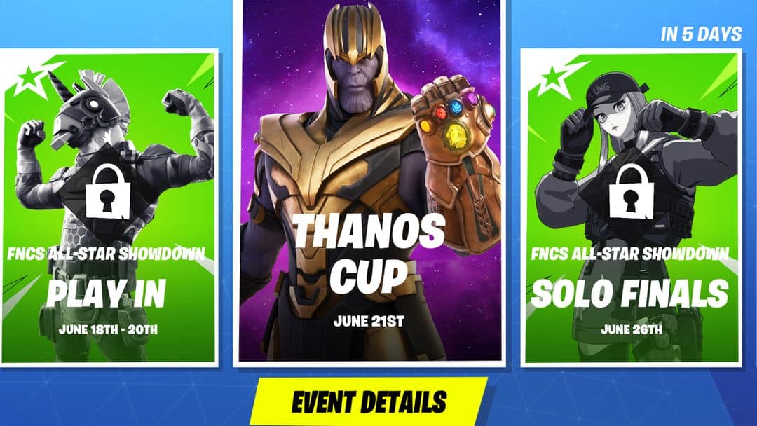 Quand a lieu la Fortnite Thanos Cup : date de l'événement, règles, et comment participer.- img