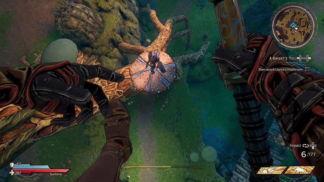Comment effectuer une attaque de type slam dans Tiny Tina's Wonderlands ?- img