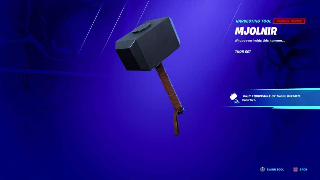 Emplacement de Mjolnir dans Fortnite : Où prouver votre valeur en ramassant le marteau de Thor- img