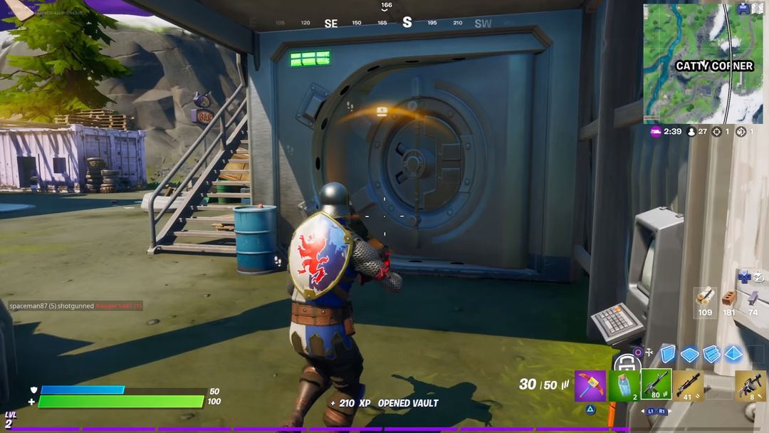 Emplacement du coffre Fortnite Catty Corner : Où l'entrer pour le défi- img