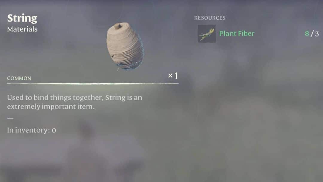Où trouver de la ficelle dans Enshrouded