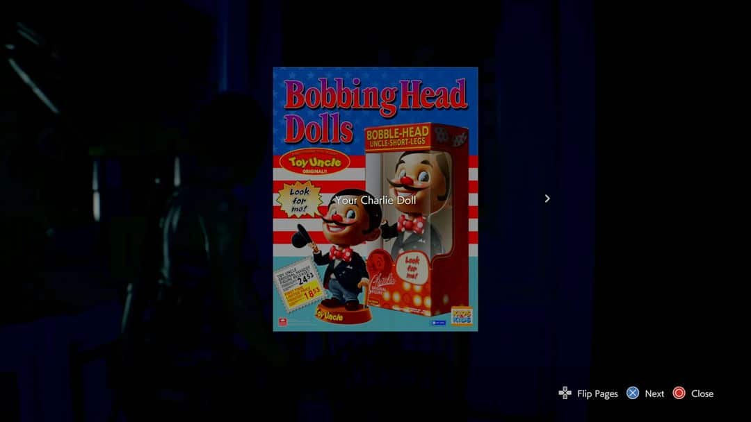 Tous les emplacements de Resident Evil 3 Charlie doll bobblehead- img