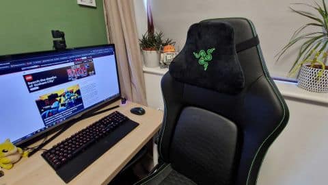 Razer Iskur V2 Critique du Razer Iskur V2 "Le support lombaire est bien supérieur à tout ce que j'ai pu voir jusqu'à présent.- img