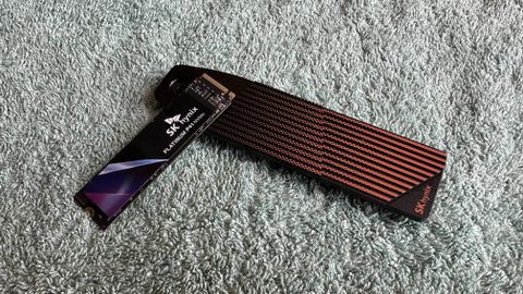 SK Hynix Platinum P41 et son dissipateur thermique Haechi : "La vitesse de lecture était plus élevée qu'annoncée".- img