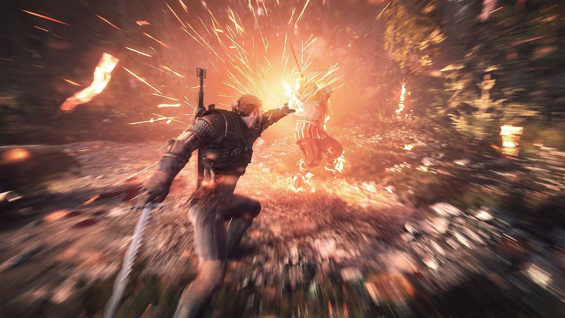 Witcher 3 Rend Le système de combat next-gen de The Witcher 3 rend enfin les signes ...