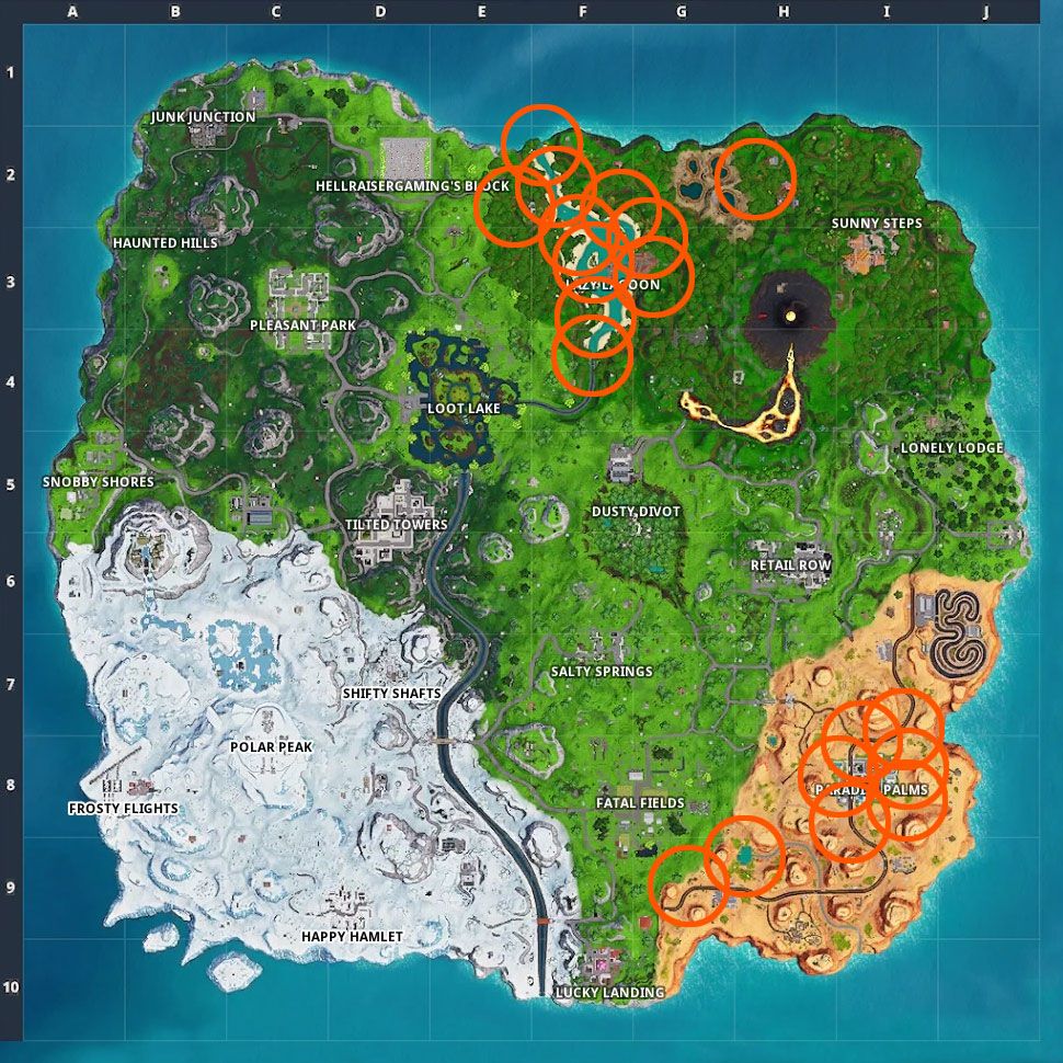 Où trouver les noix de coco Fortnite et comment améliorer votre santé ou vous protéger avec elles Où trouver les noix de coco Fortnite et comment améliorer votre santé ou vous protéger avec elles